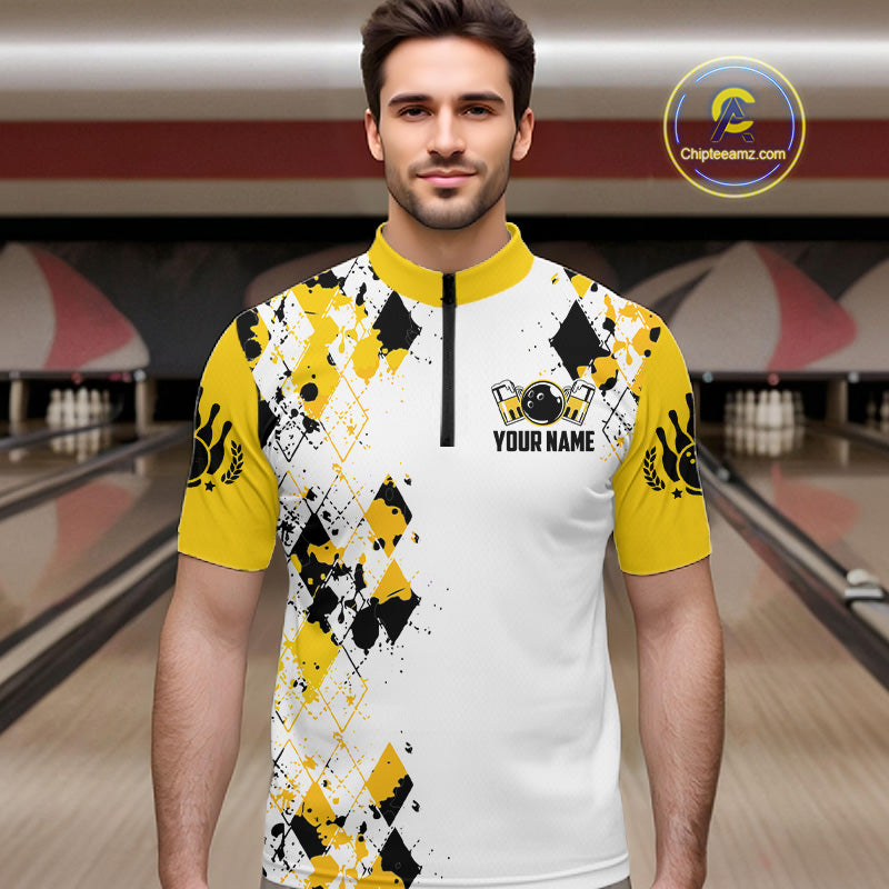 Custom Funny Beer Bowling Team Shirts Bowling League Jersey