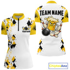 Custom Funny Beer Bowling Team Shirts Bowling League Jersey