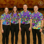 Custom Funny Alligator Bowling Shirt Graffiti Bowling Jersey