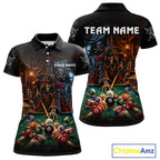 Custom Grim Reaper 8 Ball Billiard Shirts Pirate Billiard Pool Jersey