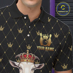 Custom Funny King Goat Bowling Shirts Crown Bowling Jersey