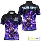 Custom Wizard Duck Bowling Shirts Funny Thunder Bowling Jersey