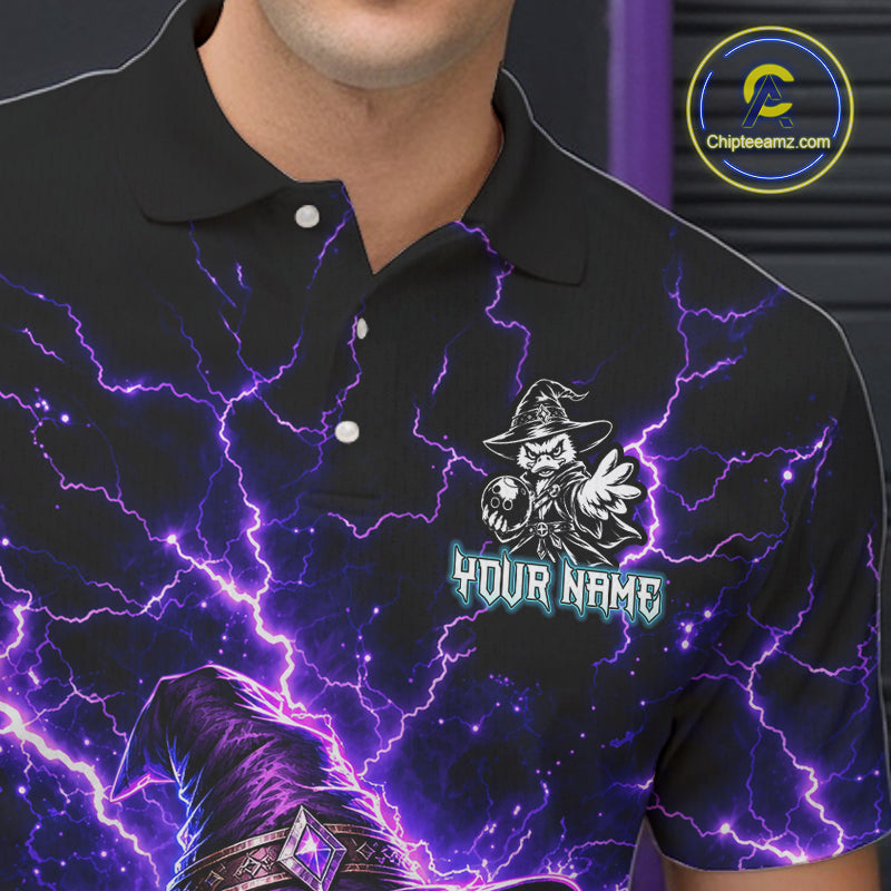 Custom Wizard Duck Bowling Shirts Funny Thunder Bowling Jersey