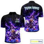 Custom Wizard Duck Bowling Shirts Funny Thunder Bowling Jersey