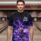 Custom Wizard Duck Bowling Shirts Funny Thunder Bowling Jersey