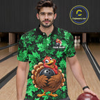 Custom Thanksgiving Bowling Shirt Funny Turkey Bowling Jersey Bowling Gift
