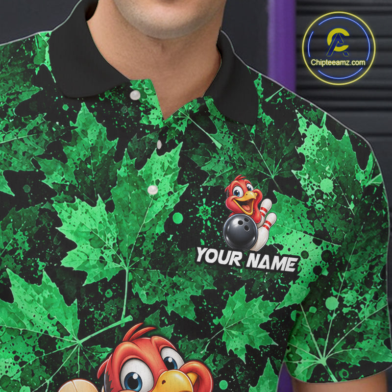 Custom Thanksgiving Bowling Shirt Funny Turkey Bowling Jersey Bowling Gift
