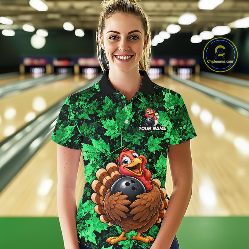 Custom Thanksgiving Bowling Shirt Funny Turkey Bowling Jersey Bowling Gift