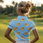Golf Polo Shirt Custom Funny Cockapoo Pattern Team Golf Tops, Dog Lover Gift