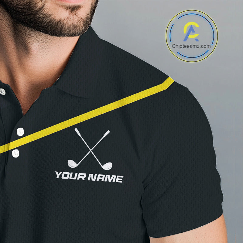 Blue Navy And White Golf Ball Golf Polo Shirts Custom Golf Outfits Golf Gifts