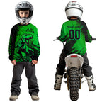 Green Dinosaur Motocross Jersey Dirt Bike Shirts Racing Jersey