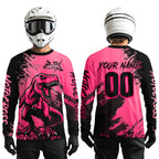 Pink Dinosaur Motocross Jersey Dirt Bike Shirts Racing Jersey