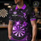 Custom Purple Galaxy Dragon Darts Shirt Darts Team Jerseys Dartboard Shirt