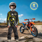 Black and Yellow Motocross Racing Jersey Dirt Bike Off road Shirt