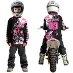 Pink Motocross Jersey Custom Dirt Bike Shirts Motorcycle Shirt