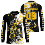 Yellow Motocross Jersey Custom Dirt Bike Shirts Motorcycle Shirt