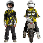 Yellow Motocross Jersey Custom Dirt Bike Shirts Motorcycle Shirt