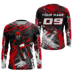 Red Motocross Jersey Custom Dirt Bike Shirts Motorcycle Shirt