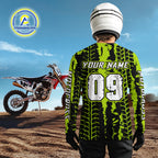 Custom Motocross Jersey Dirt Bike Shirts Motorcycle Riding Shirt