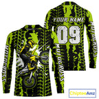 Custom Motocross Jersey Dirt Bike Shirts Motorcycle Riding Shirt