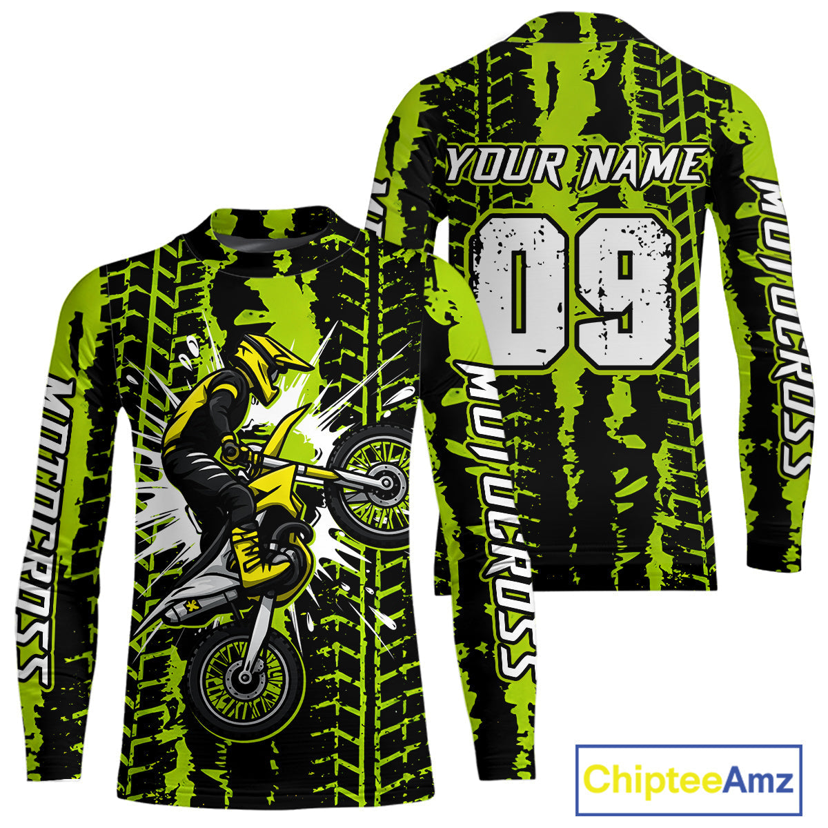 Custom Motocross Jersey Dirt Bike Shirts Motorcycle Riding Shirt