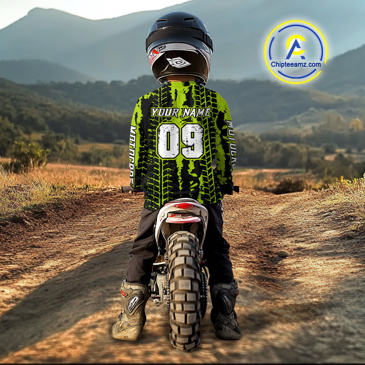 Custom Motocross Jersey Dirt Bike Shirts Motorcycle Riding Shirt