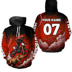 Custom Motocross Hoodie Dirt Bike Racing Hoodie Custom Riding Shirt
