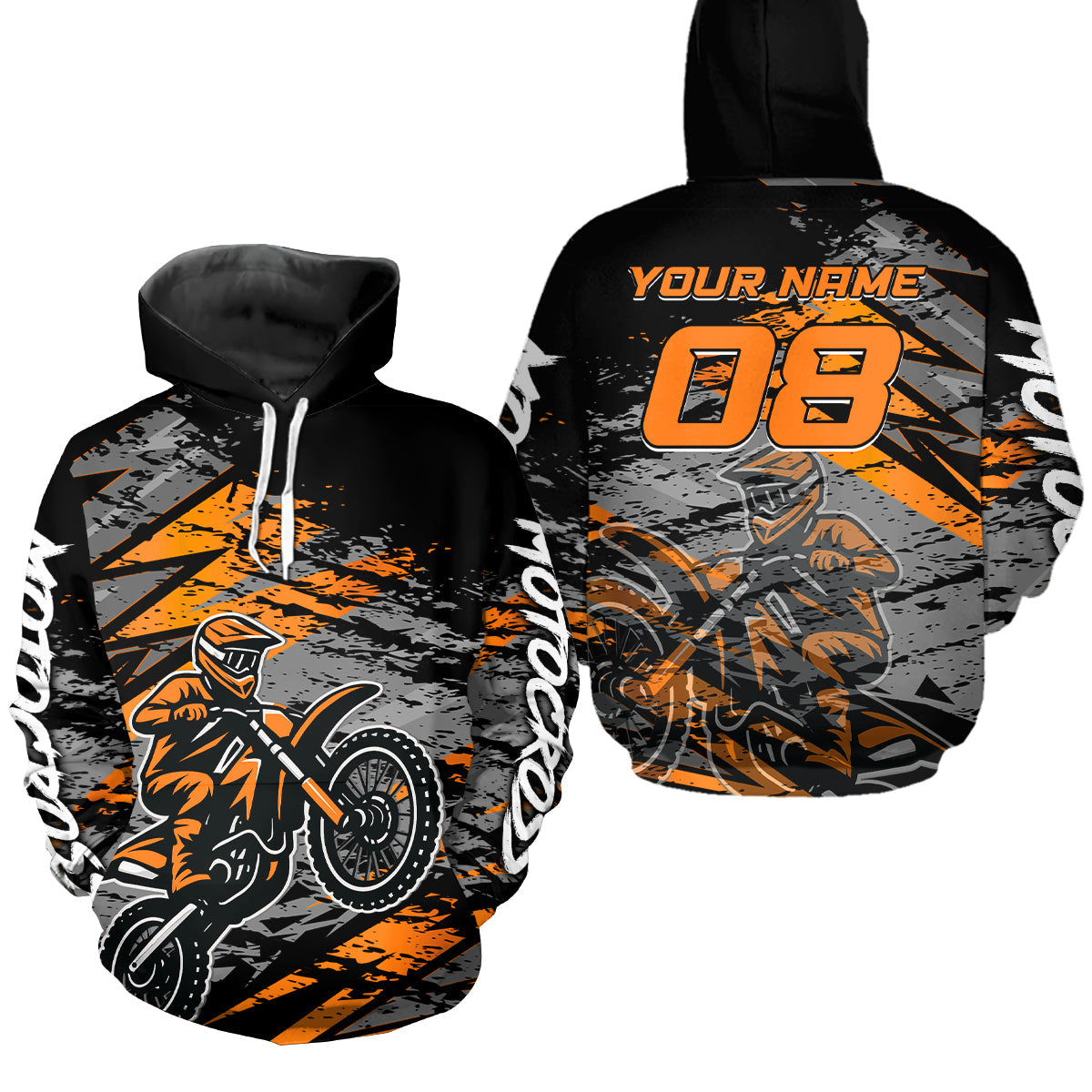 Custom Motocross Hoodie Adult Dirt Bike Hoodie Off road Racing Shirt