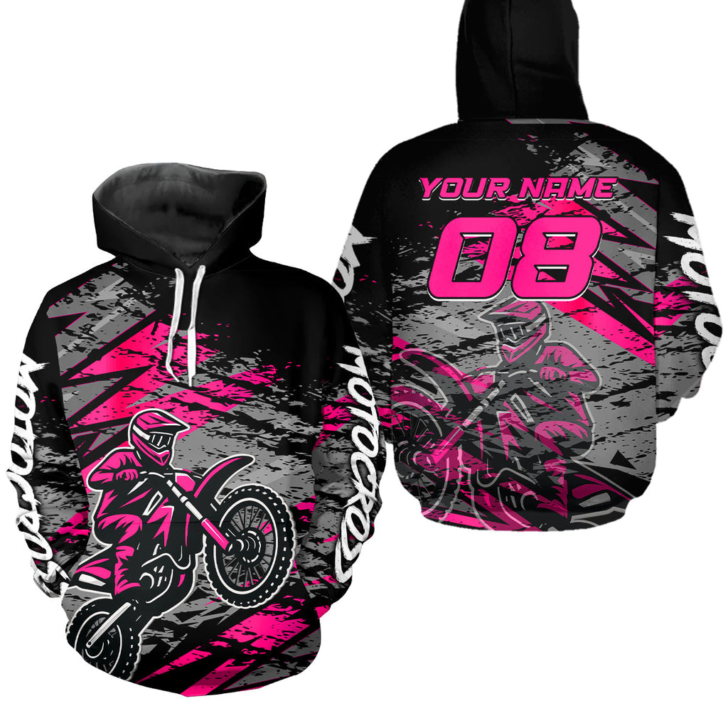 Custom Motocross Hoodie Adult Dirt Bike Hoodie Off road Racing Shirt