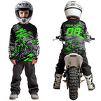 Green Motocross Jersey Custom Dirt Bike Shirts Racing Offroad Jersey
