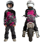 Pink Motocross Jersey Custom Dirt Bike Shirts Racing Offroad Jersey