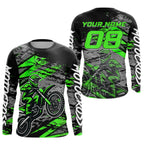 Green Motocross Jersey Custom Dirt Bike Shirts Racing Offroad Jersey