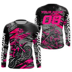 Pink Motocross Jersey Custom Dirt Bike Shirts Racing Offroad Jersey