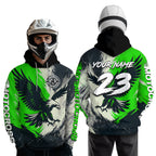 Eagle Motocross Hoodie Dirt Bike Racing Hoodie Adult Hooded Shirt