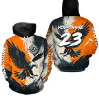 Eagle Motocross Hoodie Dirt Bike Racing Hoodie Adult Hooded Shirt