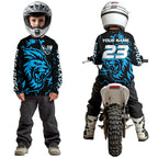 Blue Lion Custom Motocross Racing Jersey Dirt Bike Shirts Riding Shirt