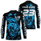 Blue Lion Custom Motocross Racing Jersey Dirt Bike Shirts Riding Shirt