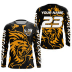 Orange Lion Custom Motocross Racing Jersey Dirt Bike Shirts Riding Shirt