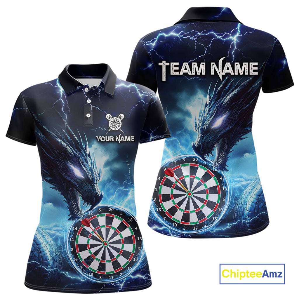 Custom Thunder Dragon Darts Shirt Darts Team Jerseys Dartboard Shirt Dart League