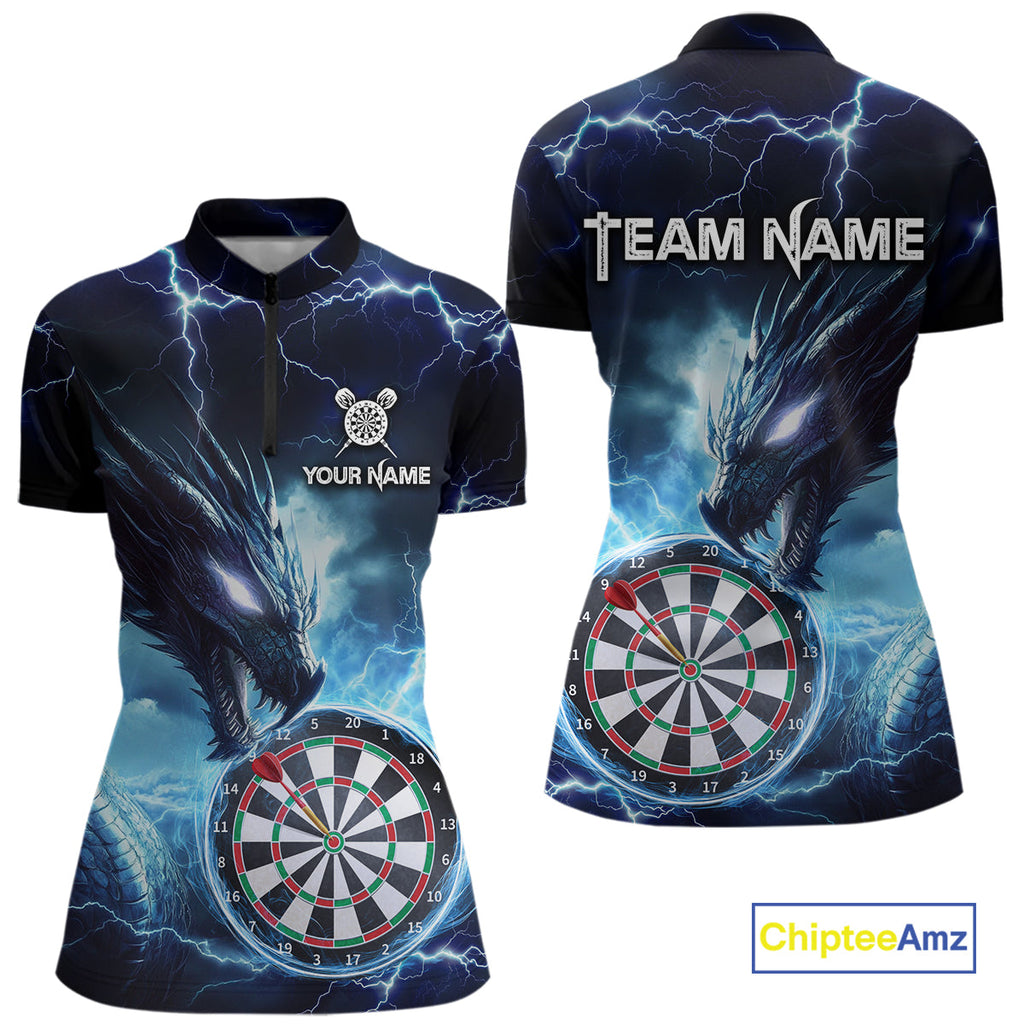Custom Thunder Dragon Darts Shirt Darts Team Jerseys Dartboard Shirt Dart League