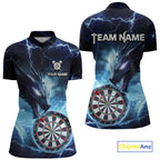 Custom Thunder Dragon Darts Shirt Darts Team Jerseys Dartboard Shirt Dart League