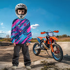Pink and Blue Motocross Jersey Custom Dirt Bike Shirts Riding Shirt