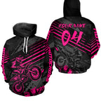 Custom Motocross Hoodie Dirt Bike Racing Hoodie Custom Riding Shirt
