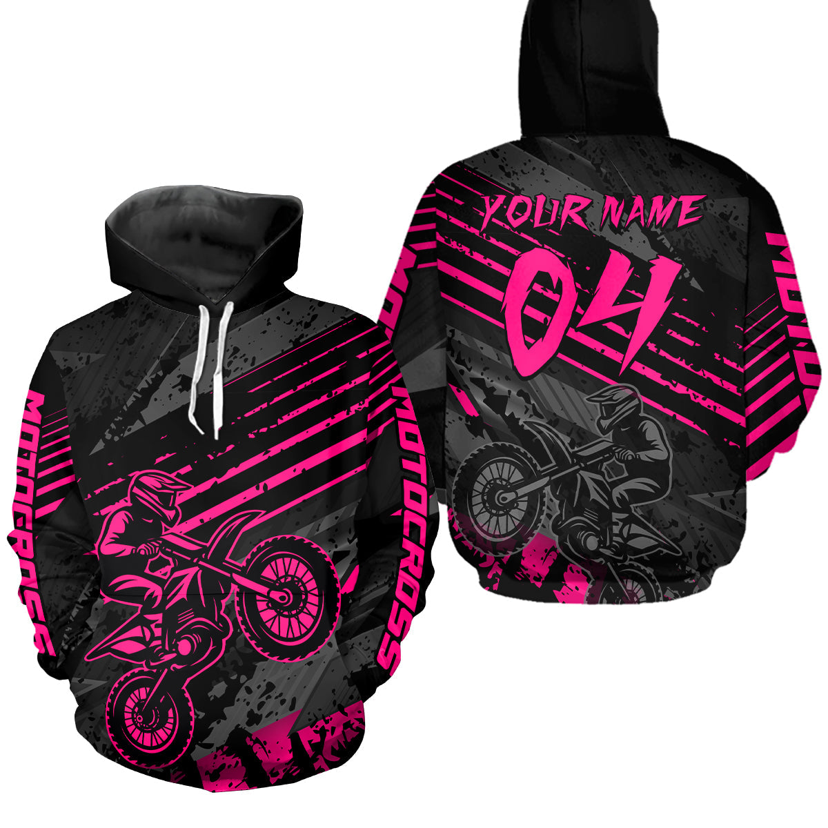 Custom Motocross Hoodie Dirt Bike Racing Hoodie Custom Riding Shirt