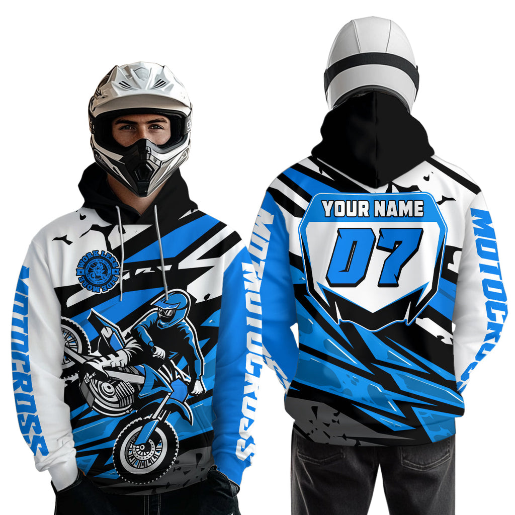 Custom Motocross Hoodie Adult Dirt Bike Racing Hoodie Riding Shirt