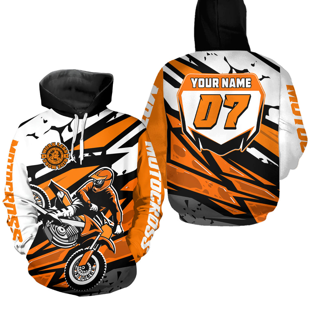 Custom Motocross Hoodie Adult Dirt Bike Racing Hoodie Riding Shirt