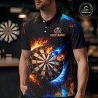 Custom Flame Darts Shirt Darts Team Jerseys Dartboard Shirt Dart League