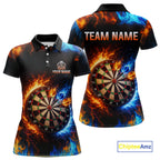 Custom Flame Darts Shirt Darts Team Jerseys Dartboard Shirt Dart League