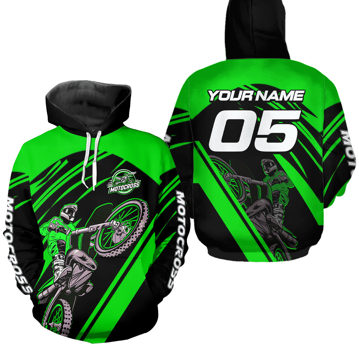 Custom Motocross Racing Hoodie Adult Dirt Bike Hoodie Riding Shirt