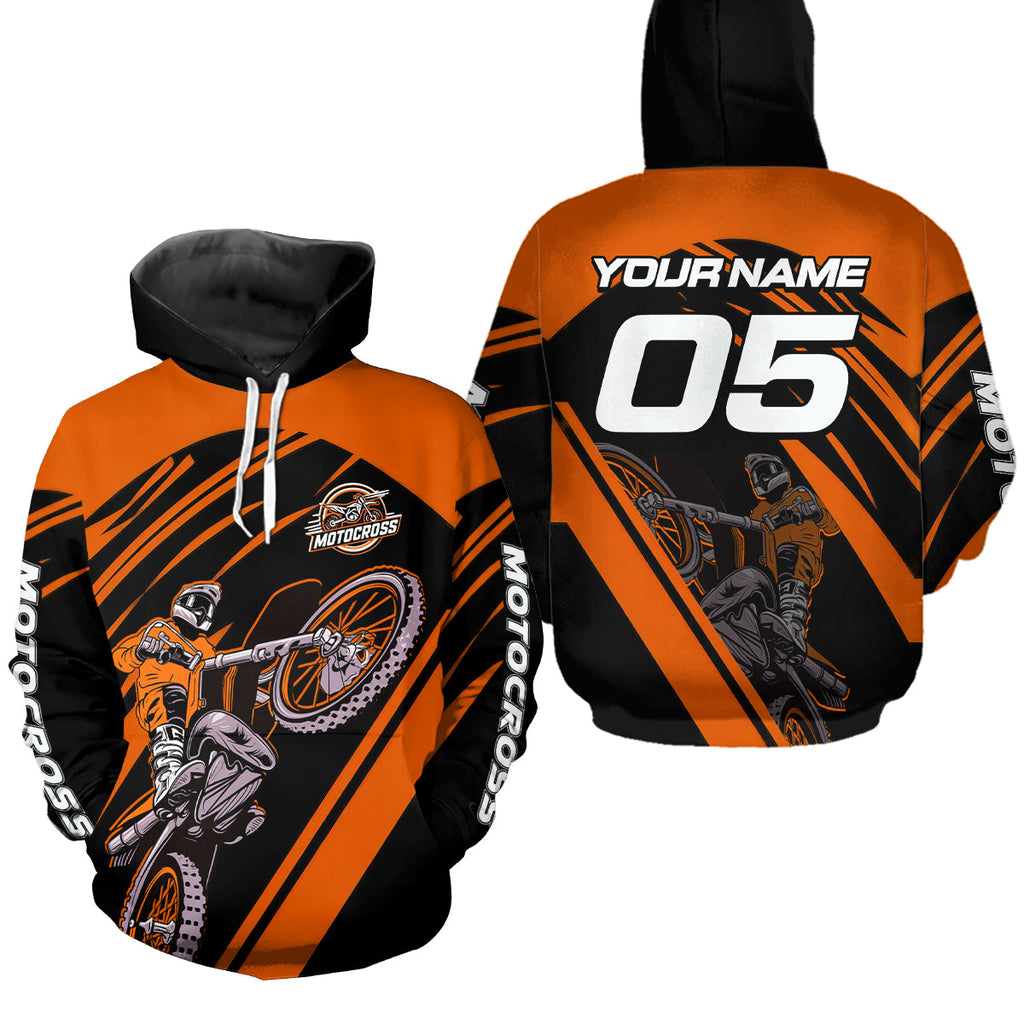 Custom Motocross Racing Hoodie Adult Dirt Bike Hoodie Riding Shirt